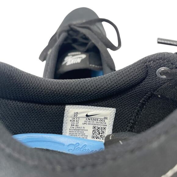 Nike SB Charge Black/White Skate Sneakers Mens Size 10 main image 7